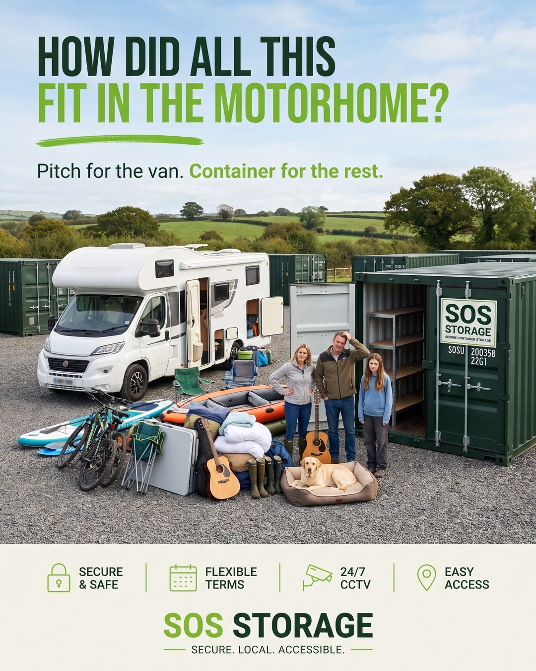 Store Your Motorhome and Its Entire Contents This Winter